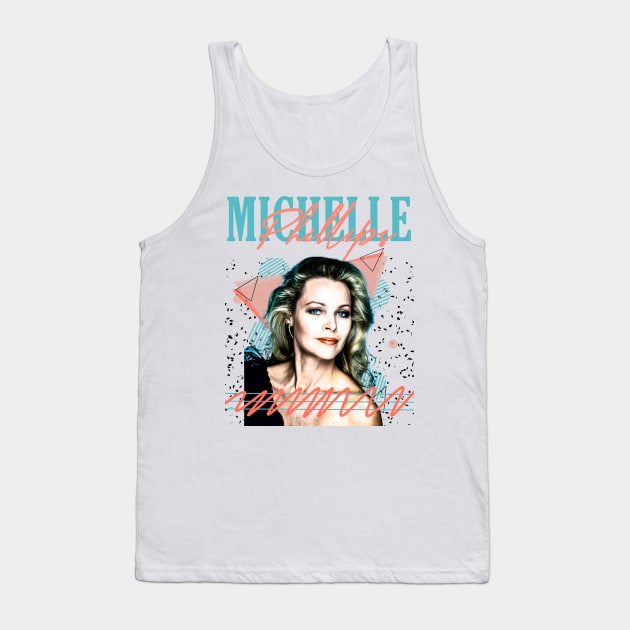 Michelle Phillips Fan Art Retro Design // Vintage Tank Top by Nandin Putri